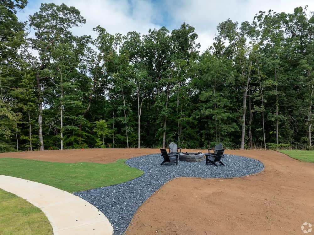 Fire pit with seating